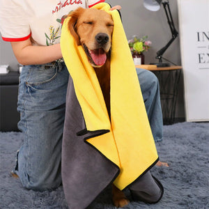 Super Absorbent Quick-Drying Pet Bath Towel