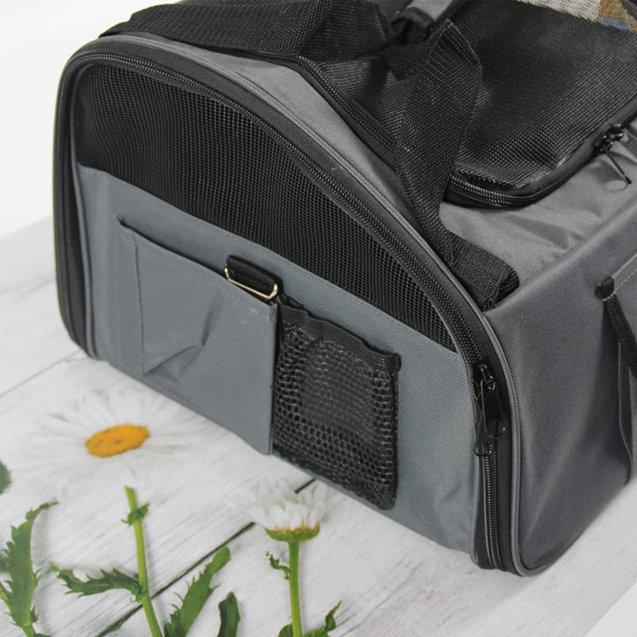 Elevate Your Pet's Travel Experience with the Foldable Pet Car Seat Carrier Bag