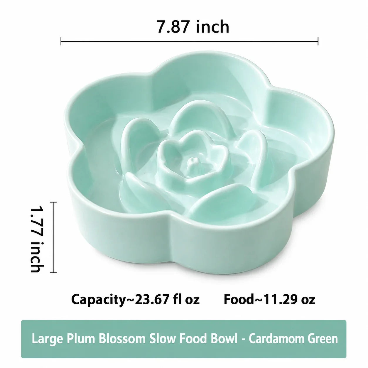 Pet Ceramic Slow Feeding Bowl