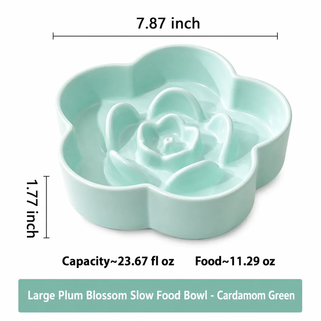 Pet Ceramic Slow Feeding Bowl