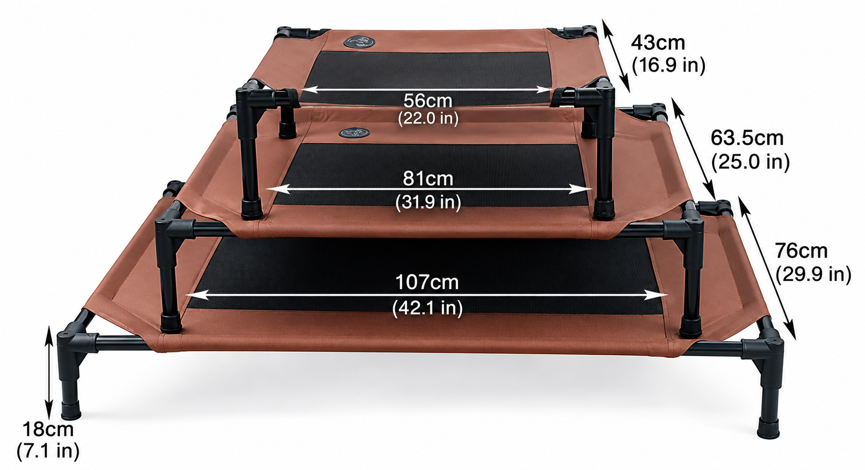 Moisture-Proof Washable Oxford Cloth Pet Camp Bed