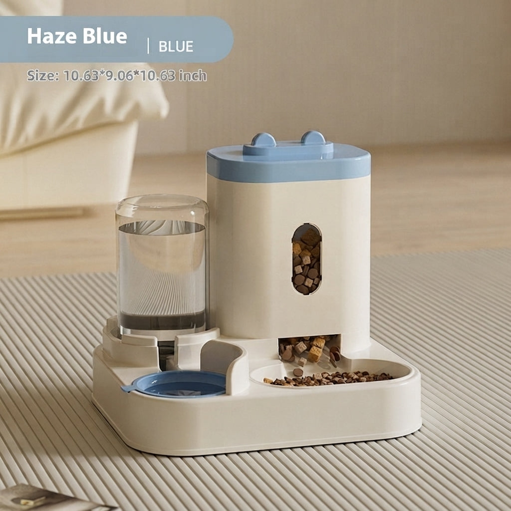 Automatic Pet Feeding And Water Dispenser Bowl