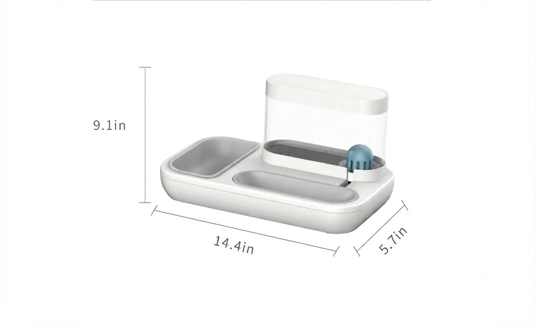 Automatic Pet Water Fountain Bowl 1.5L Capacity Feeding Dispenser System