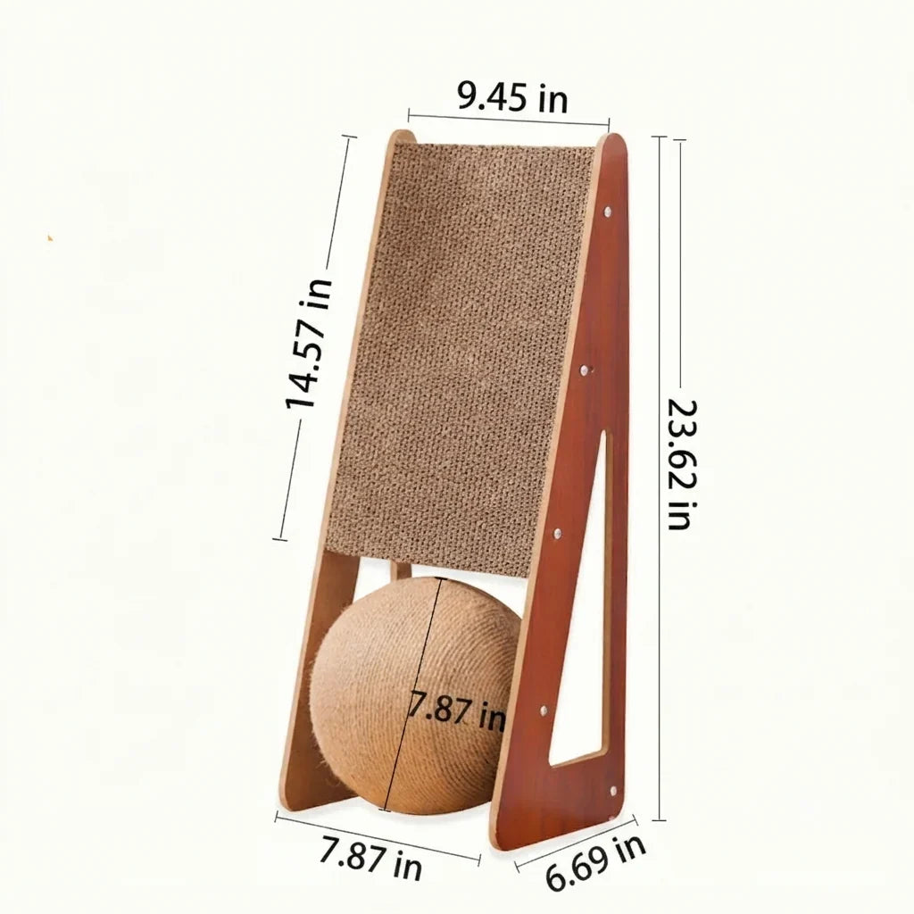Pet Corrugated Scratching Board Durable Interactive Claw Toy
