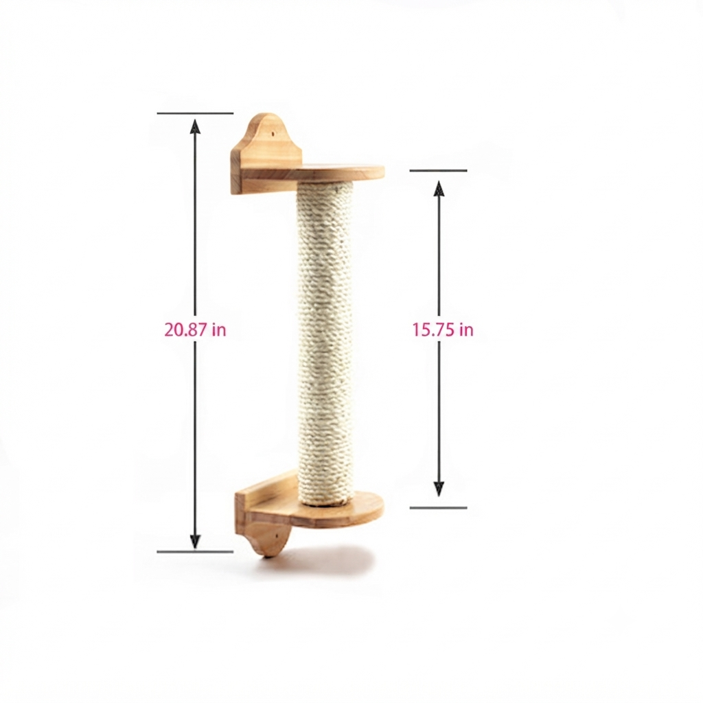 53Cm Pet Scratching Column Climbing Frame Interactive Toy