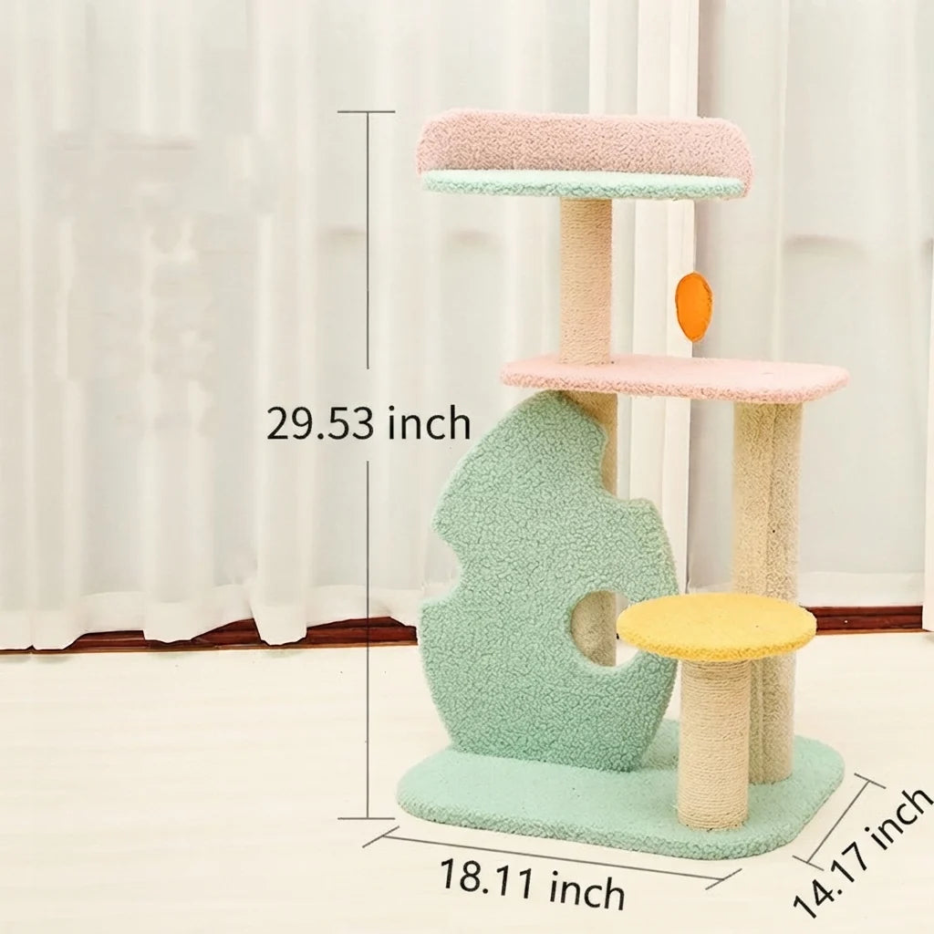 Large Pet Scratching Post Durable Interactive Climbing Toy