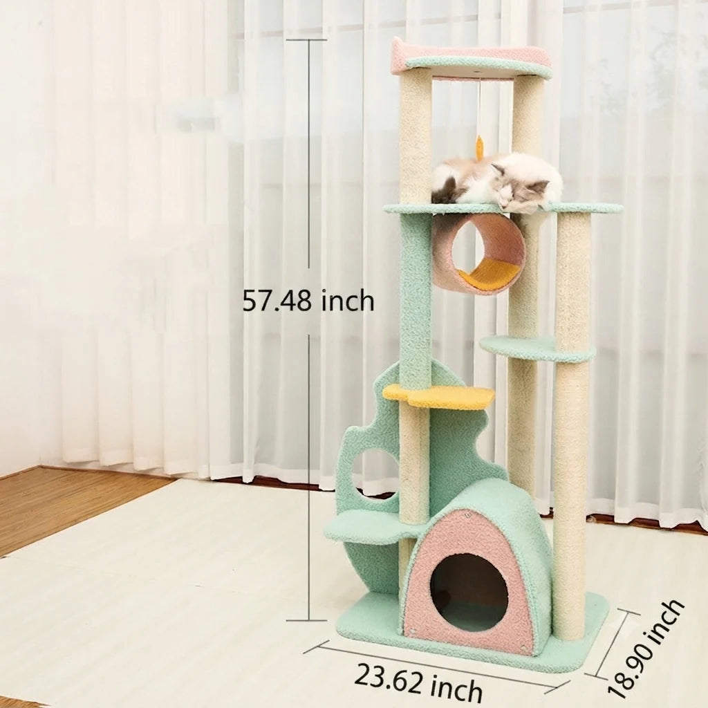 Large Pet Scratching Post Durable Interactive Climbing Toy