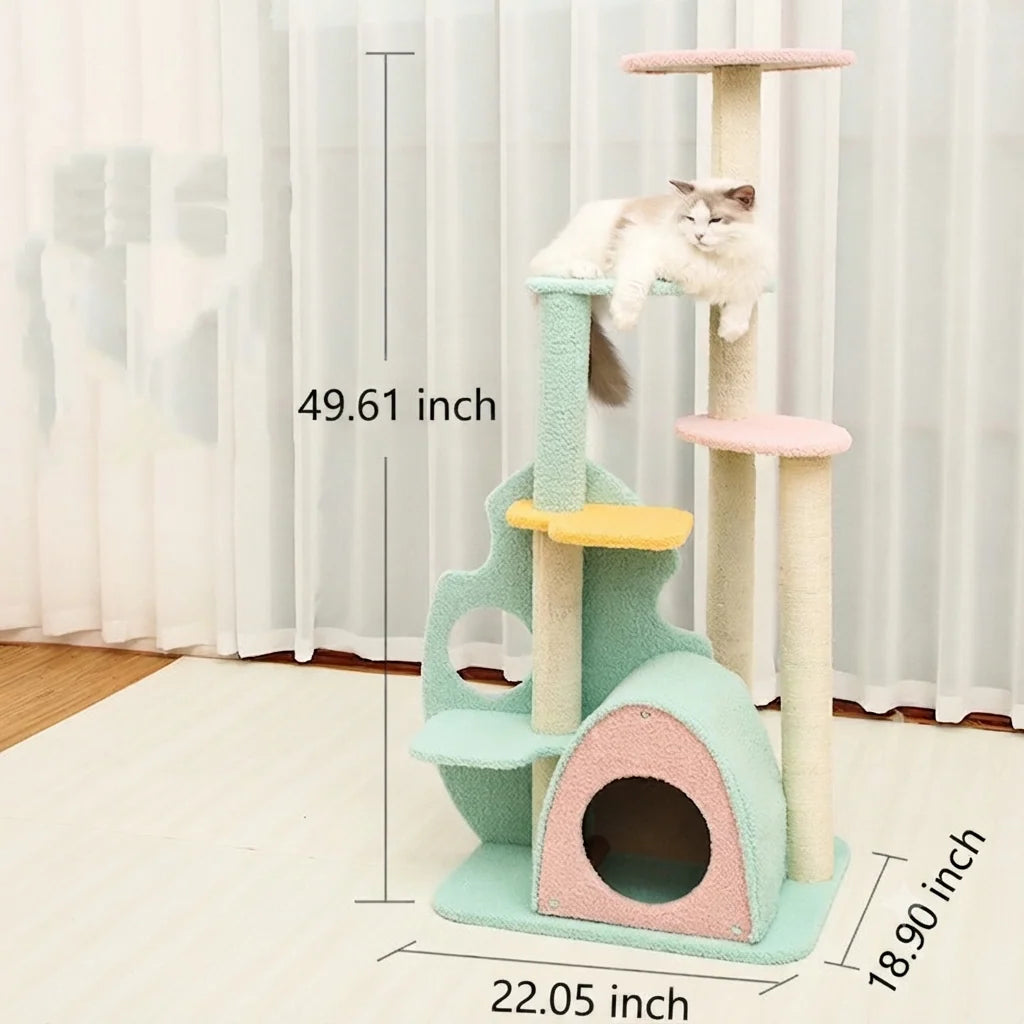 Large Pet Scratching Post Durable Interactive Climbing Toy