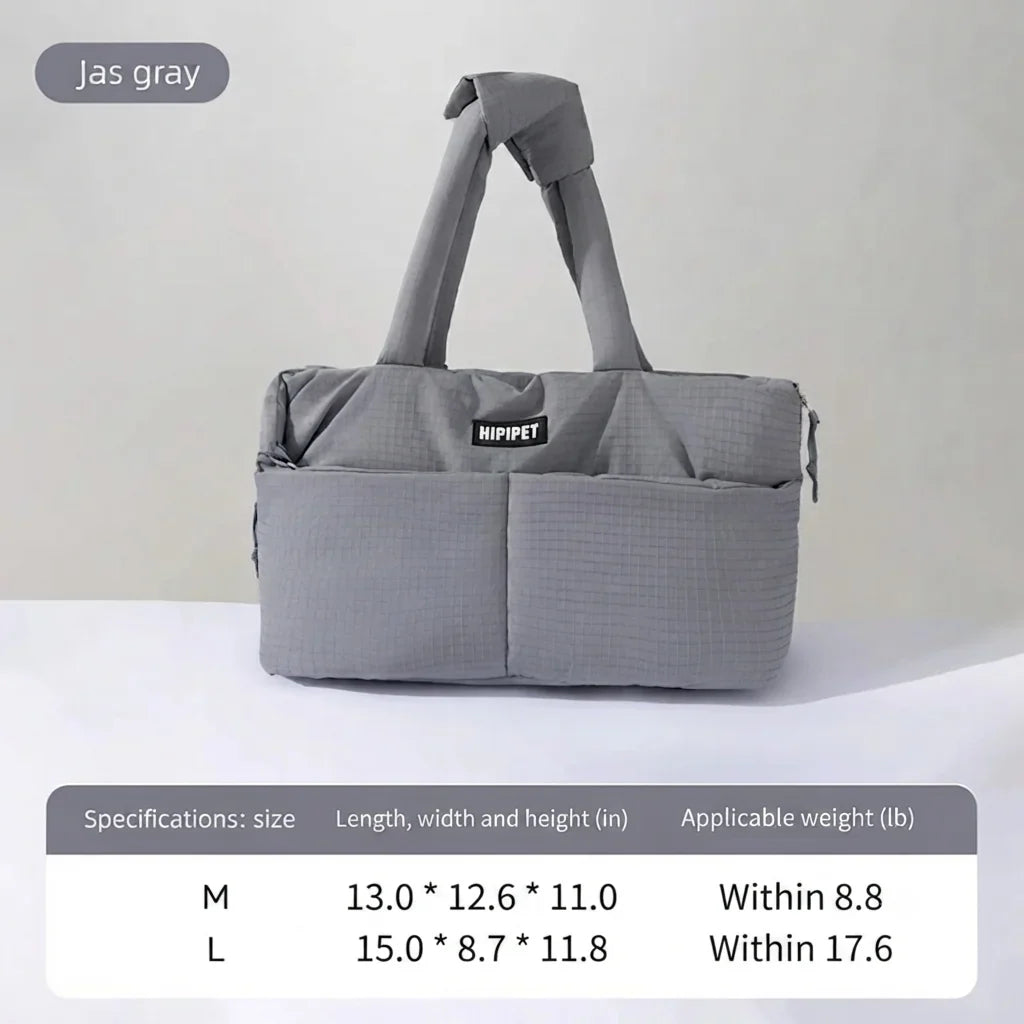 Portable Pet Car Seat Carrier With Adjustable Safety Leash