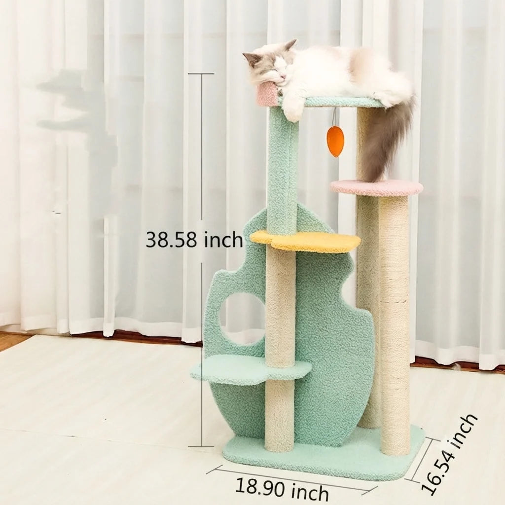 Large Pet Scratching Post Durable Interactive Climbing Toy