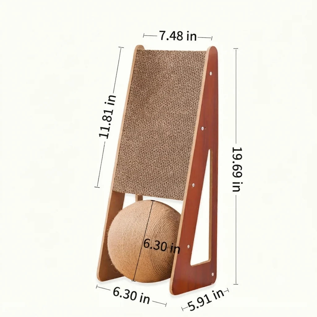 Pet Corrugated Scratching Board Durable Interactive Claw Toy