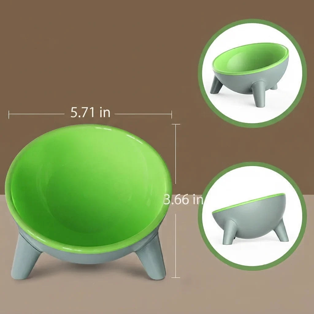 Pet Bowl With Stand Nordic Style Feeding Dish Accessory