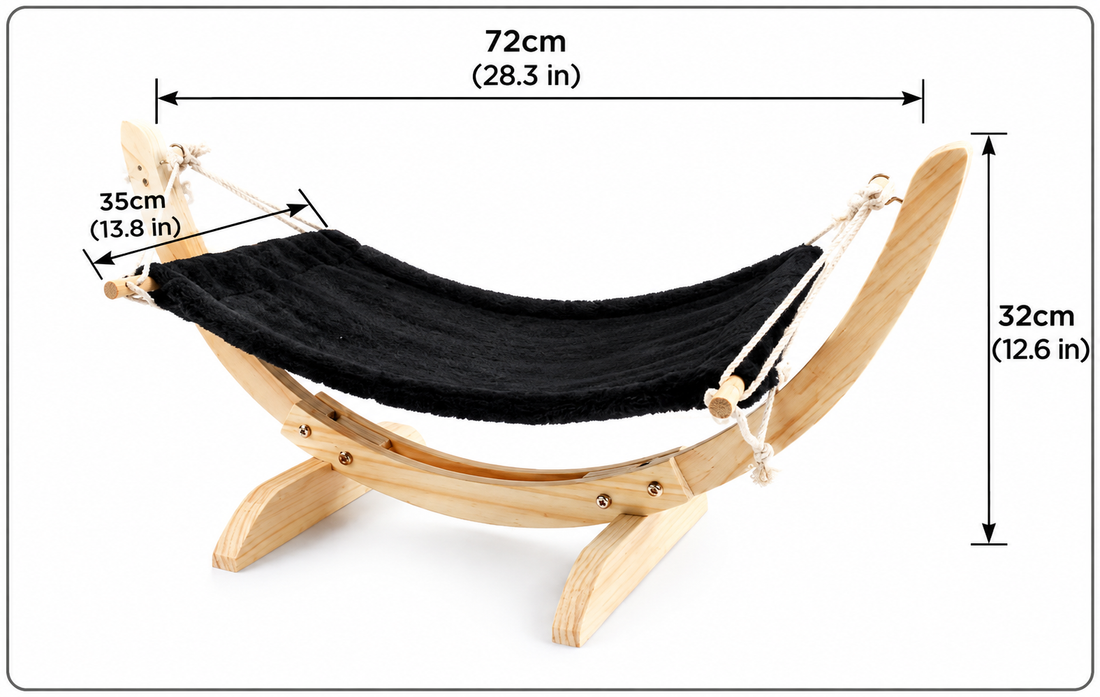 Wooden Pet Hammock Bed For Comfortable Resting