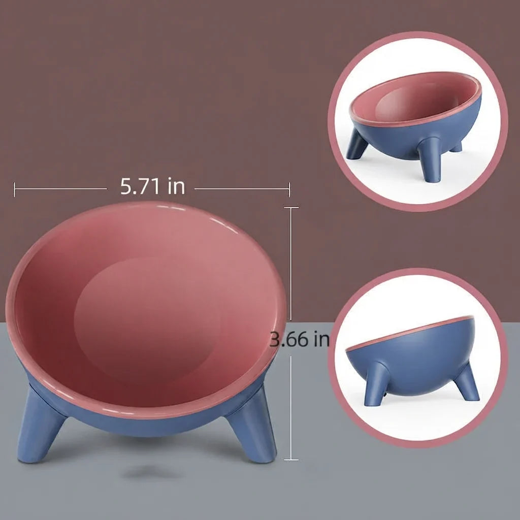 Pet Bowl With Stand Nordic Style Feeding Dish Accessory