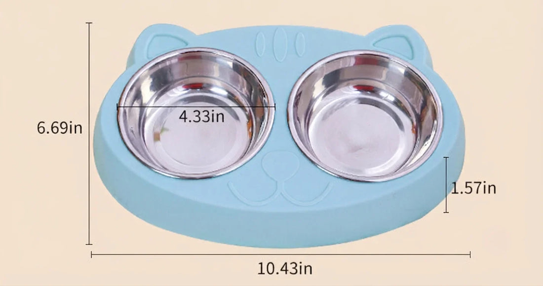 Pet Feeding And Water Bowl Food Serving Dish