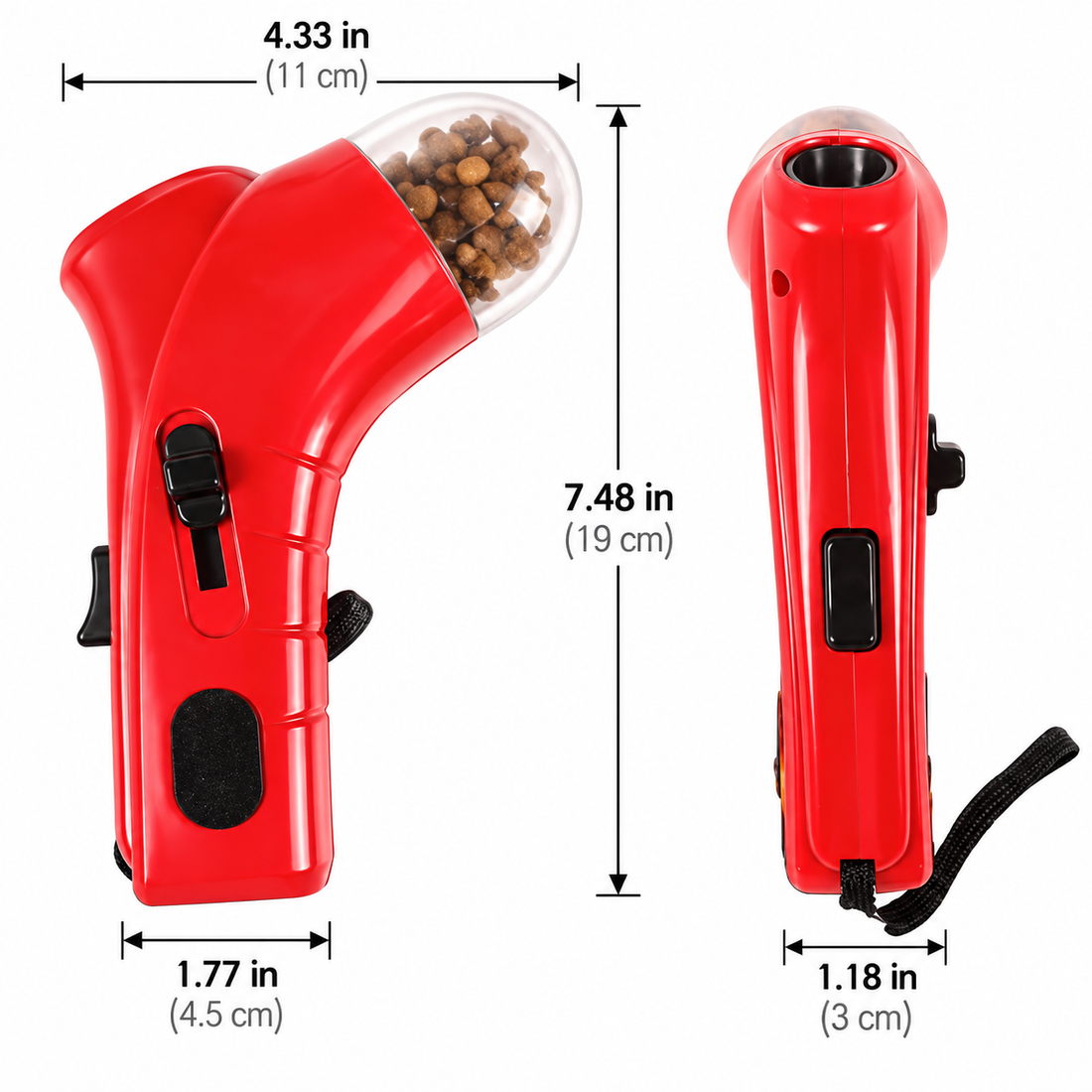 Interactive Pet Food Catapult Feeder Toy